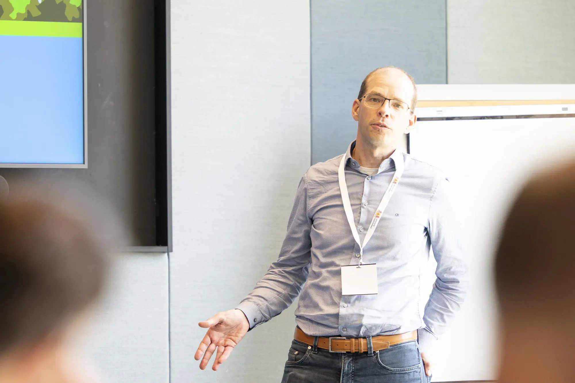 Frank Terpstra (Geonovum) tijdens GovTech Day 2025.