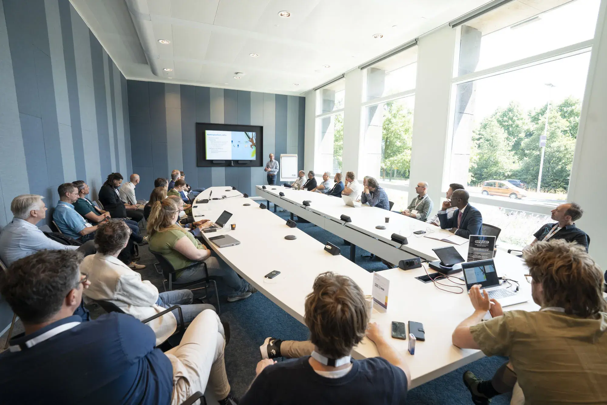 De 'Data bij de bron met een goede API-strategie' sessie tijdens GovTech Day 2025. 